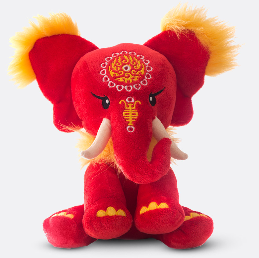 Красный слон игрушка